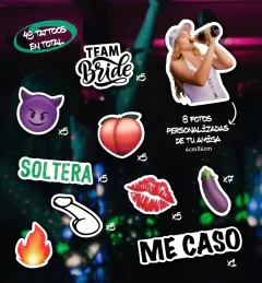 Kit despedida de solterx